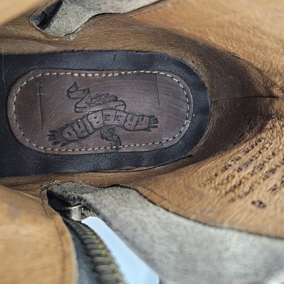 Freebird Wolfie Black distressed Western Ankle Bootie Size 6 - Picture 12 of 15